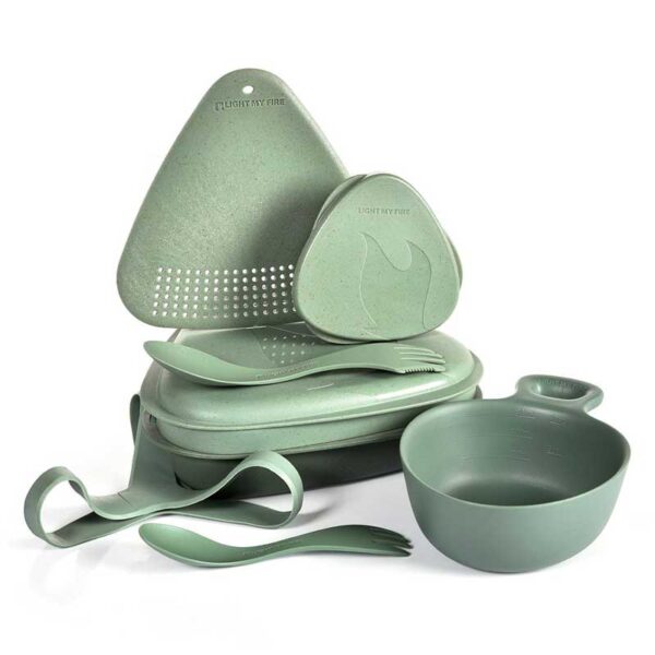 LIGHT MY FIRE OUTDOOR MEAL KIT BIO SANDY GREEN 8 ΤΕΜ