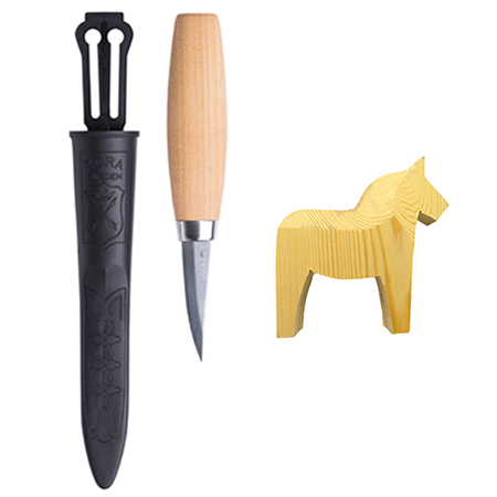 12670 WOODCARVING KIT KNIFE AND HORSE