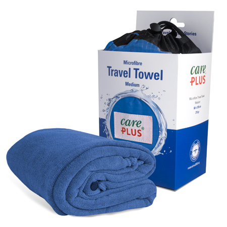 CAREPLUS MICROFIBRE TOWEL M BLUE RESIZED 34601