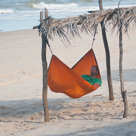 LA SIESTA SINGLE HAMMOCK COLIBRI ORANGE