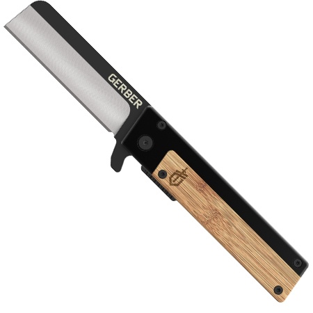 GERBER FOLDING QUADRANT WOOD