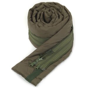 detail special forces zip baffle olive rolled up 1RS