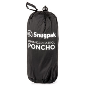 Enhanced Patrol Poncho Packsize Black RESIZED