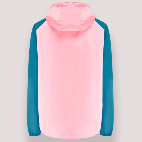 NomadPinkTealBack-RESIZED MAC IN A SAC NOMAD JACKET ΓΥΝΑΙΚΕΙΟ ΡΟΖ/ΓΑΛΑΖΙΟ